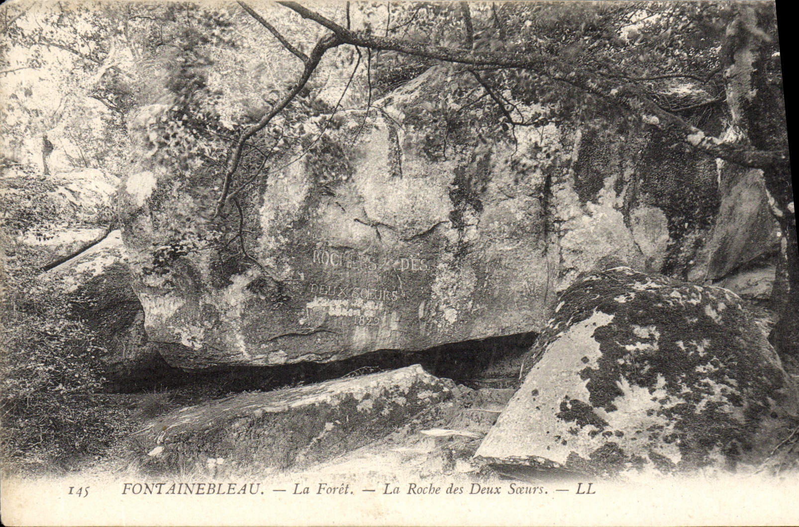 Fontainebleau — La Forêt — La Roche des Deux Sœurs — LL