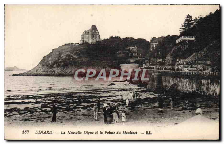 CPA Dinard Le Nouvelle Digue Et La Pointe Du Moulinet