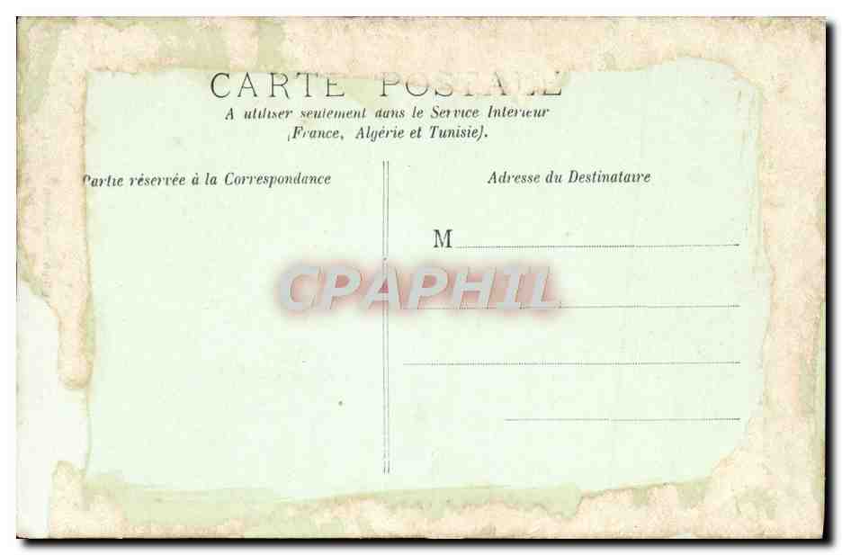 CPA Nnates Pont De La Bourse Et Place Du Commerce — Verso
