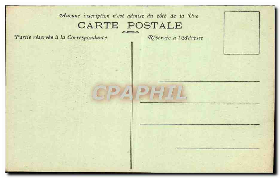 Saint-Maixent (Deux-Sèvres) — Ancienne Abbaye, aujourd'hui Caserne Canclaux — Collection Longeau, n°59 — Verso