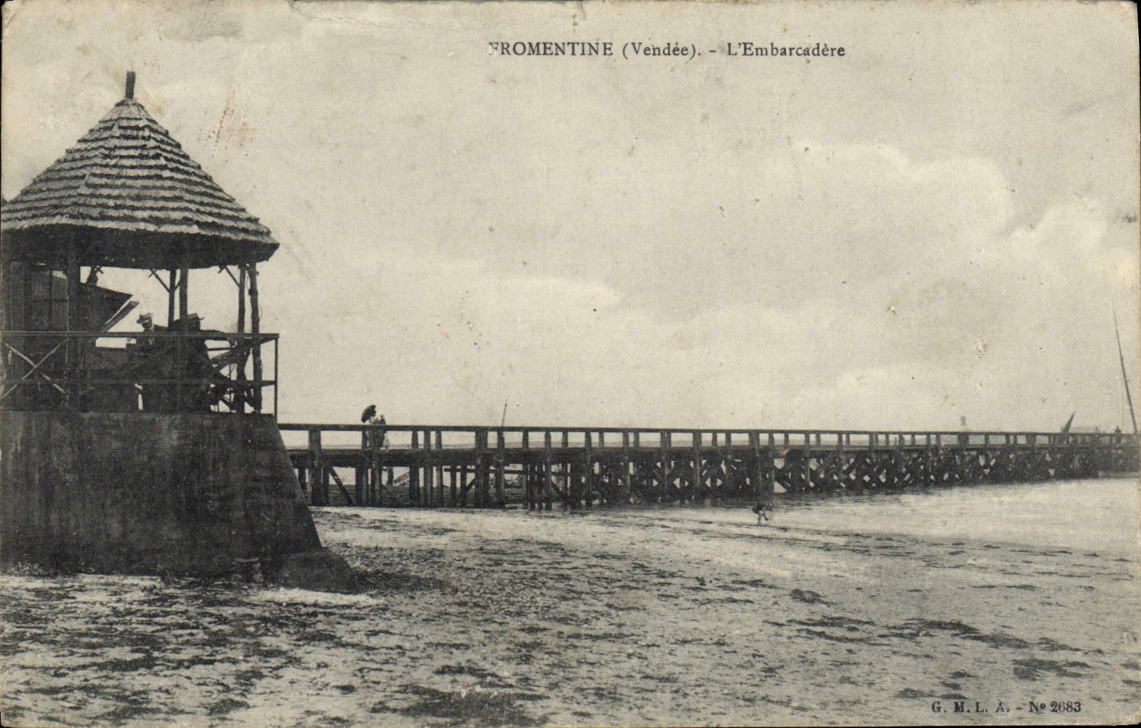 CPA Fromentine L'embarcadere