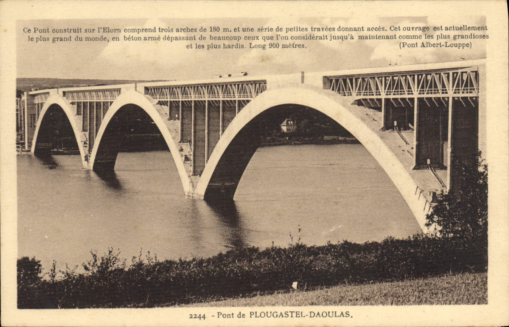 CPA Pont de Plougastel Daoulas