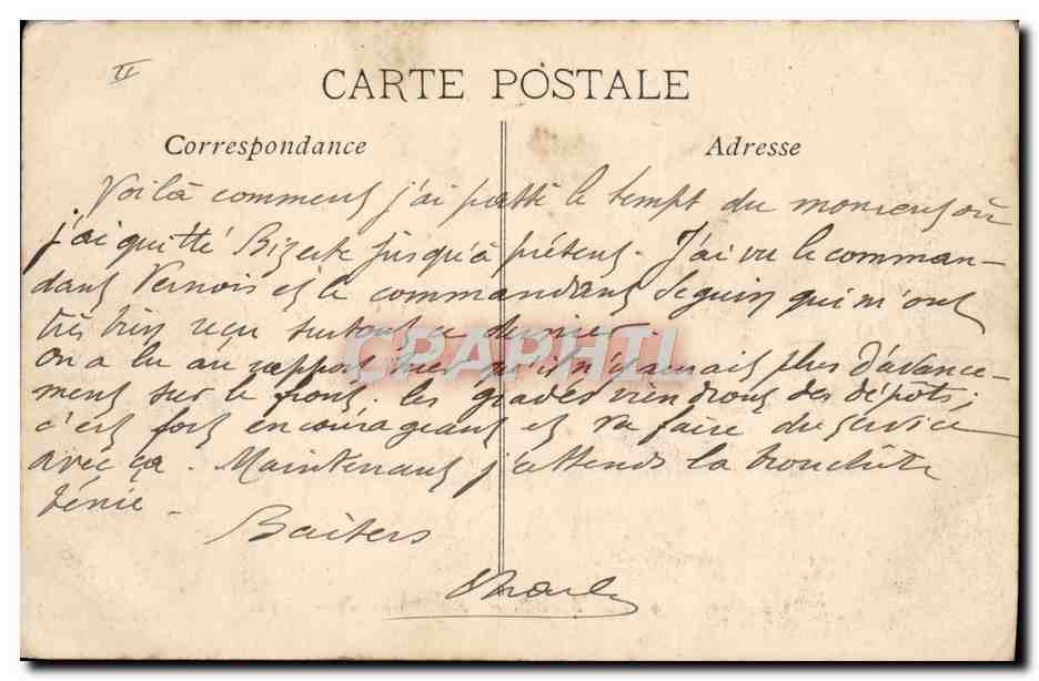 Les Baux — Les Remparts — EL. — Verso