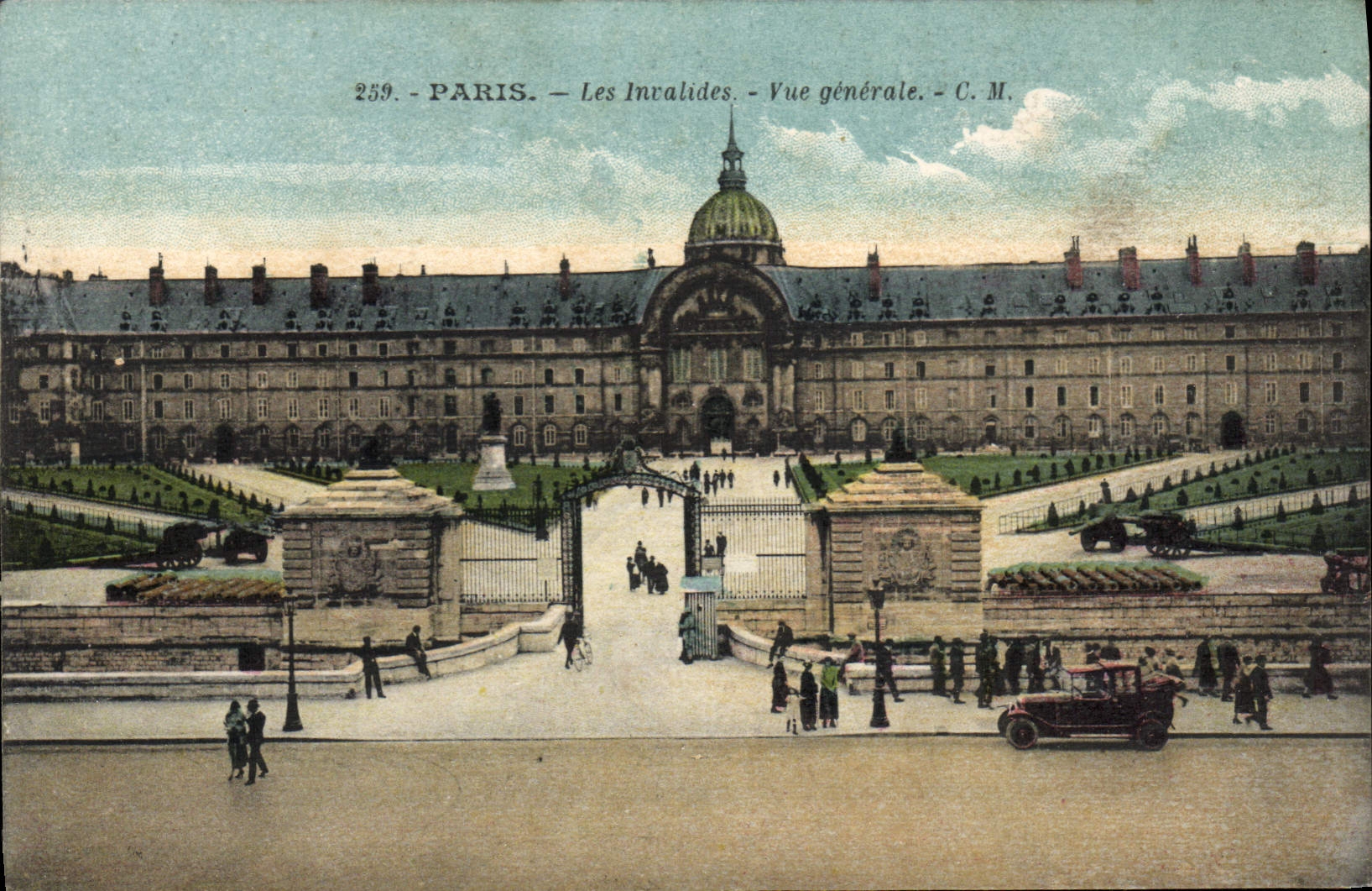 CPA Paris Les Invalides Vue Generale