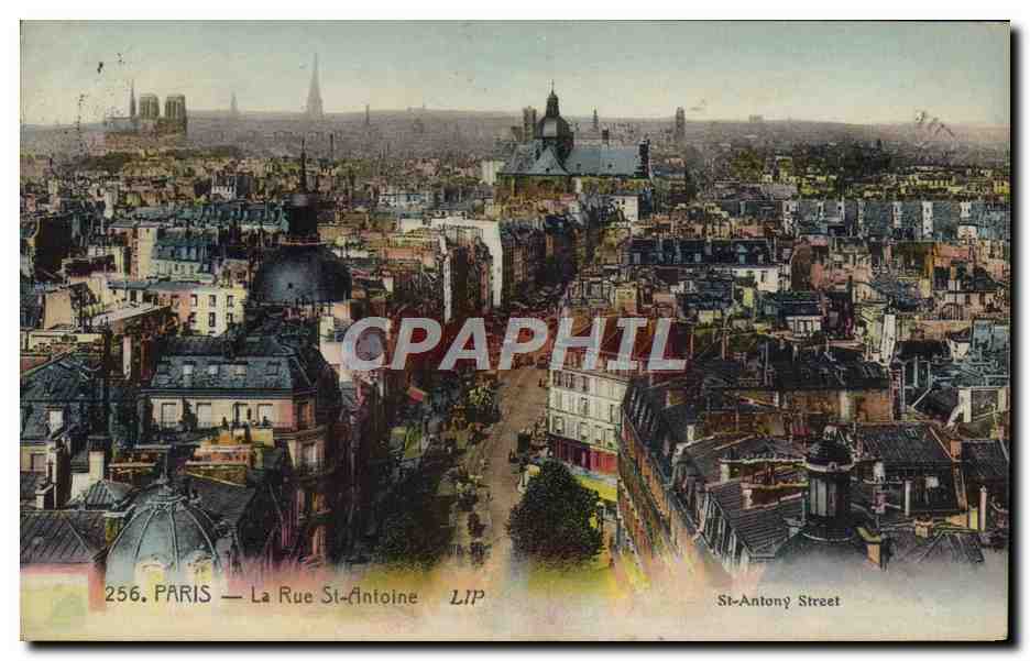 CPA Paris Le Rue St Antoine