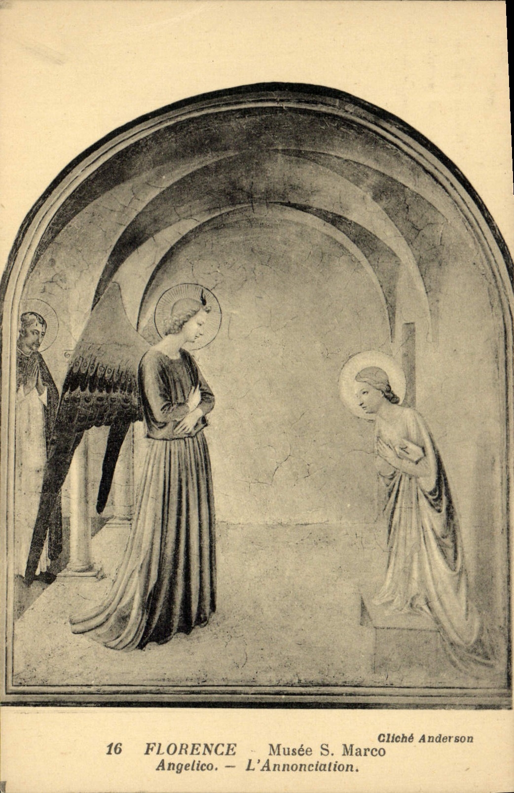CPA Florence Musee Marco angelico L'annonciation