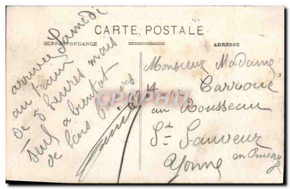 CPA Paris Le Pantheon et la rue Soufflot  — Rückseite