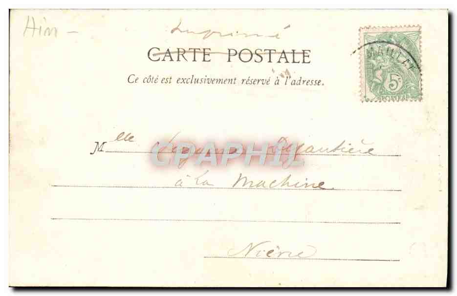Moullat près Nantua — vue du lac et du village — Lalagé, phot. Nantua, A.B.&C°, NANCY — Rückseite