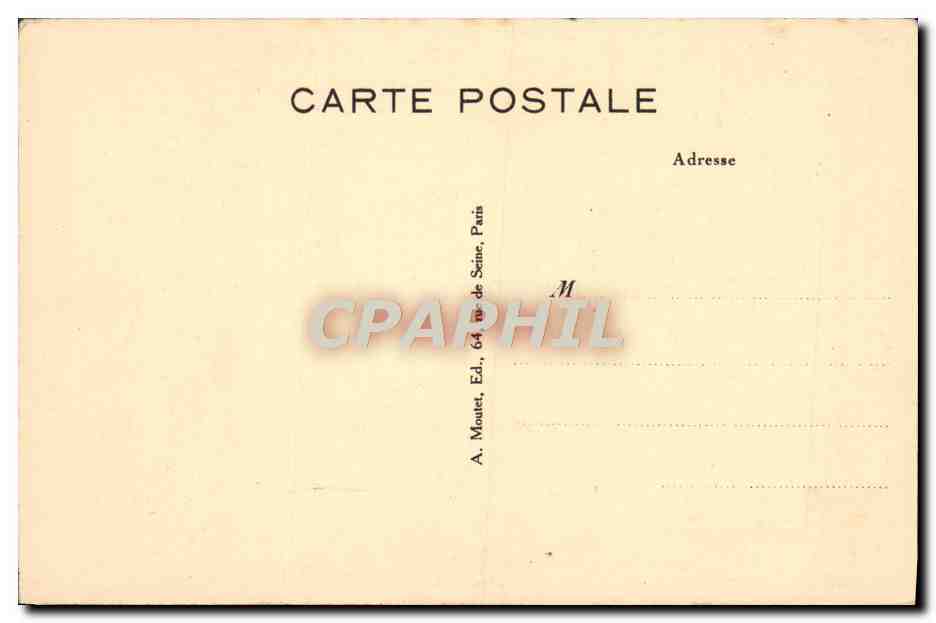 CPA Le Semeur — Verso