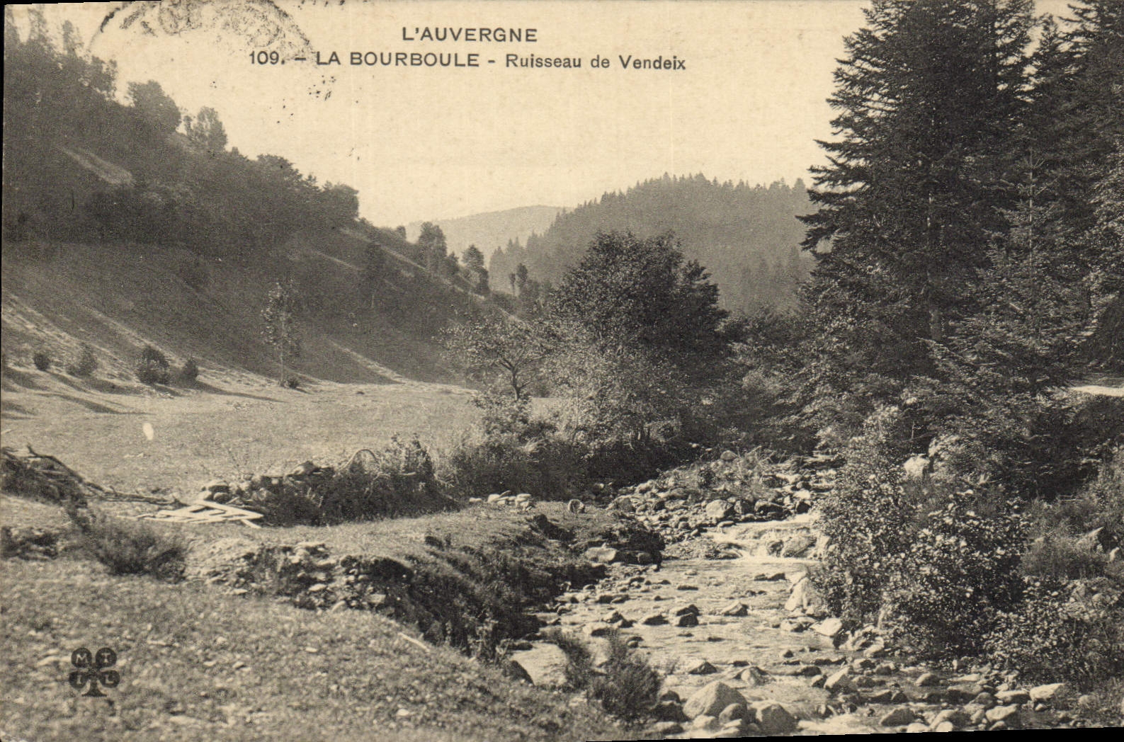 L'Auvergne — La Bourboule — Ruisseau de Vendeix — n°109