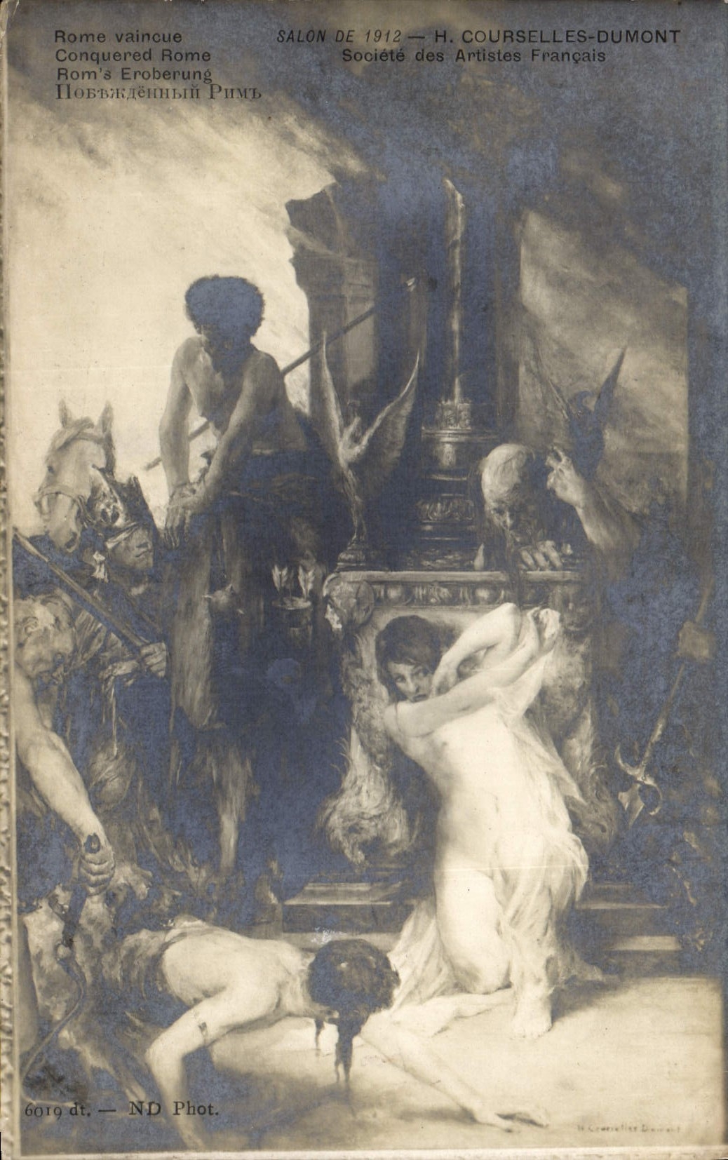 CPA Salon de 1912 Courselles Dumont Rome vainque 