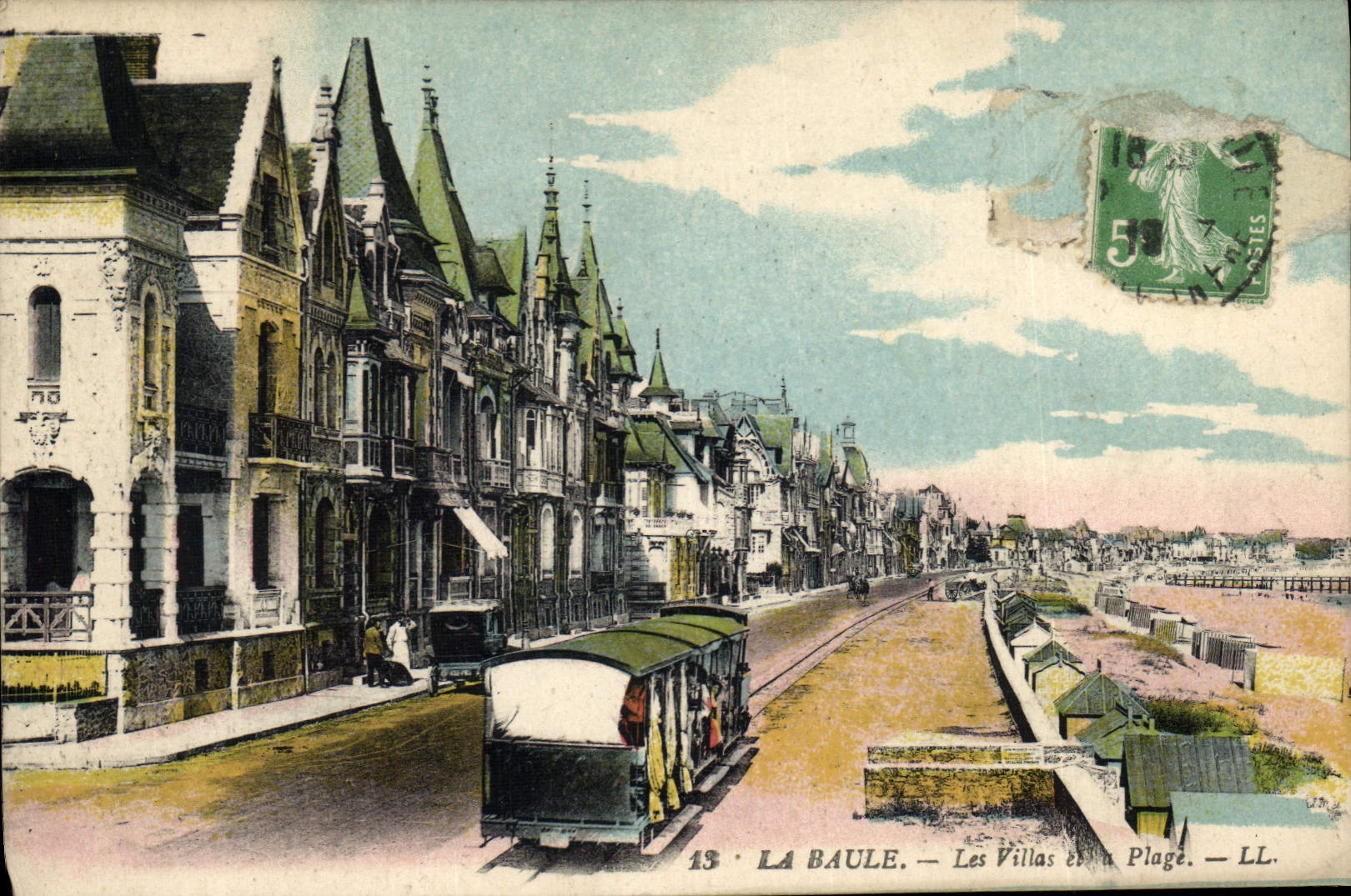 CPA La Baule Les Villas et la Plage