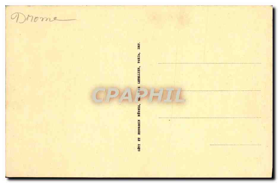 CPA Valence L'Interieur de L'Eglise Le Cenotaphe et le buste de Pie V — Rückseite