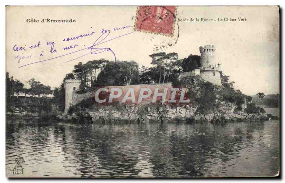 CPA Les Bords de la Rance Le chene Vert