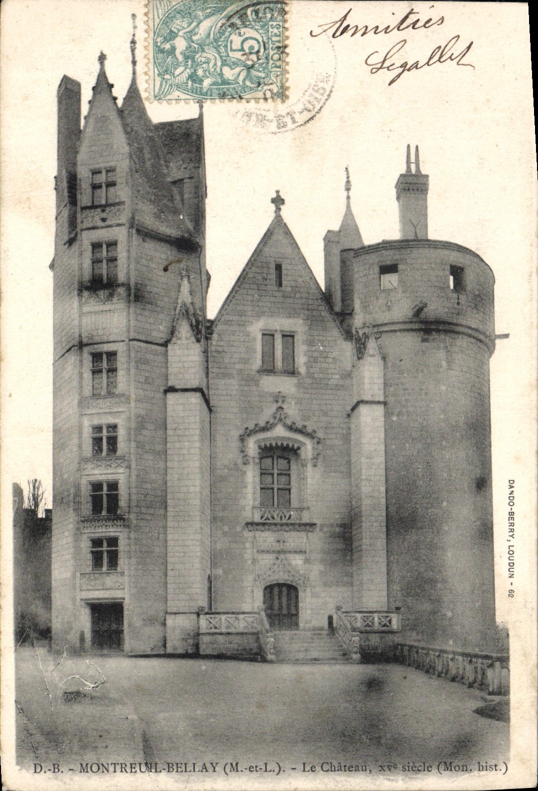 CPA Montreuil Bellay Le Cheteau