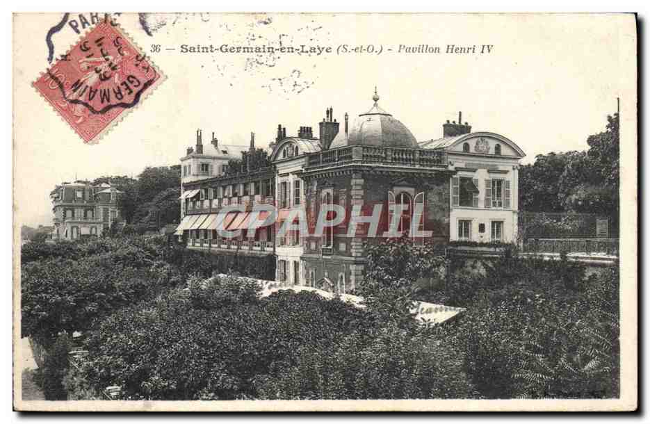 CPA Saint Germain en Laye Pavillon Henri IV