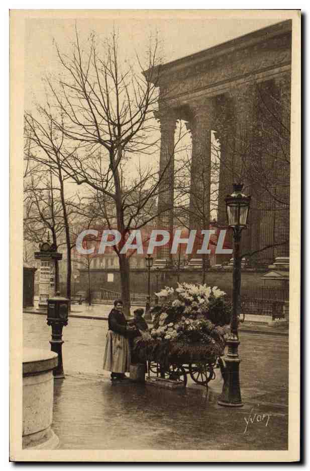 CPA Paris En Flanant Marchande de Fleurs
