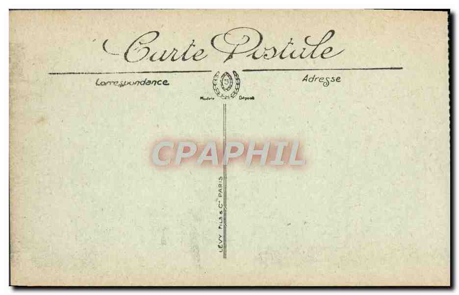 CPA Grasse Vue sur le quartier Saint Francois  — Rückseite