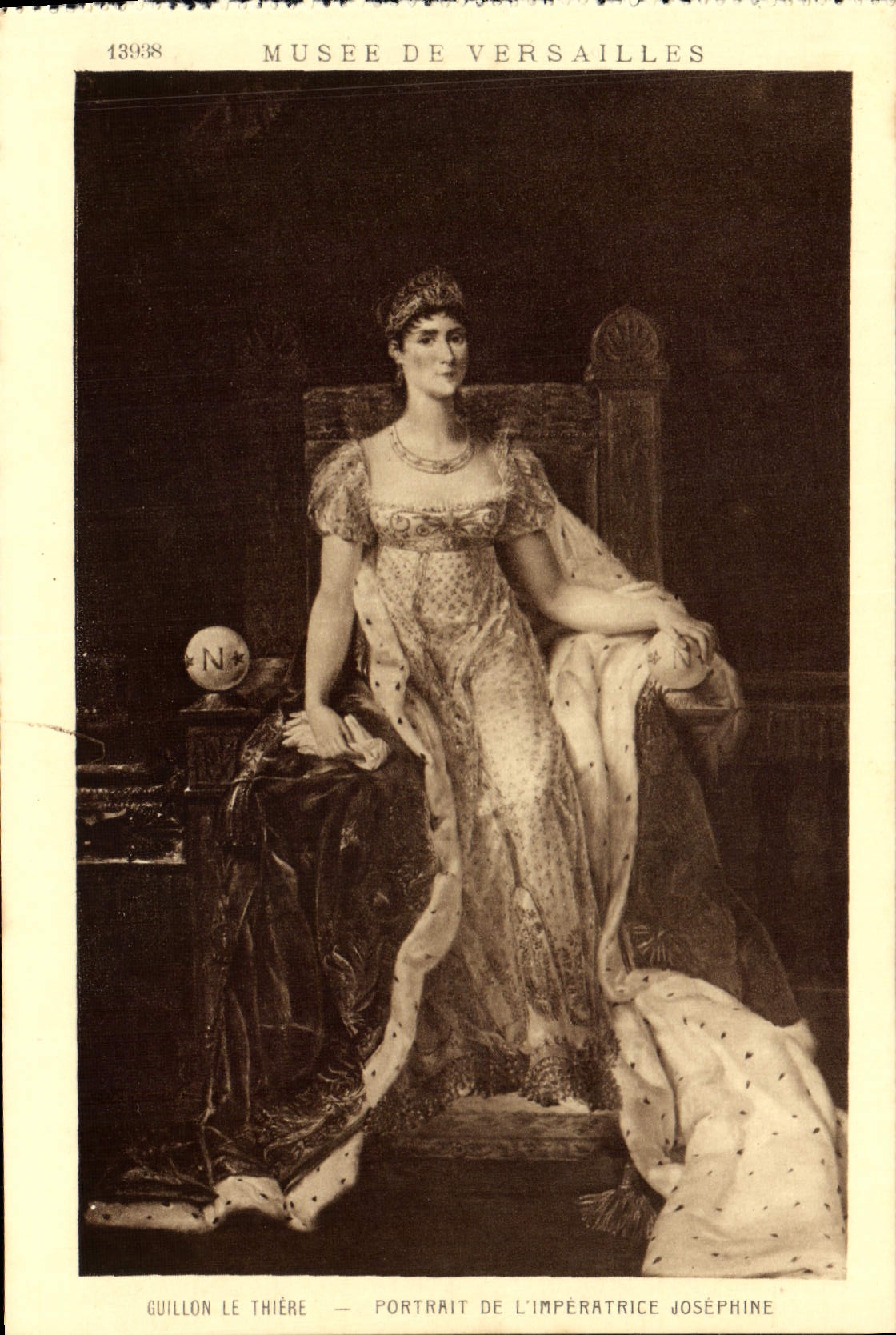 CPA Musee De Versailles Guillon le Thiere Portrait de l'imperatrice Josephine Napoleon 1er