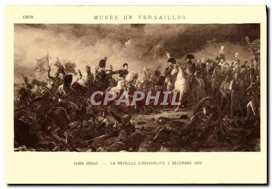 CPA Musee De Versailles Baron Gerard La bataille d'Austerlitz Napoleon 1er