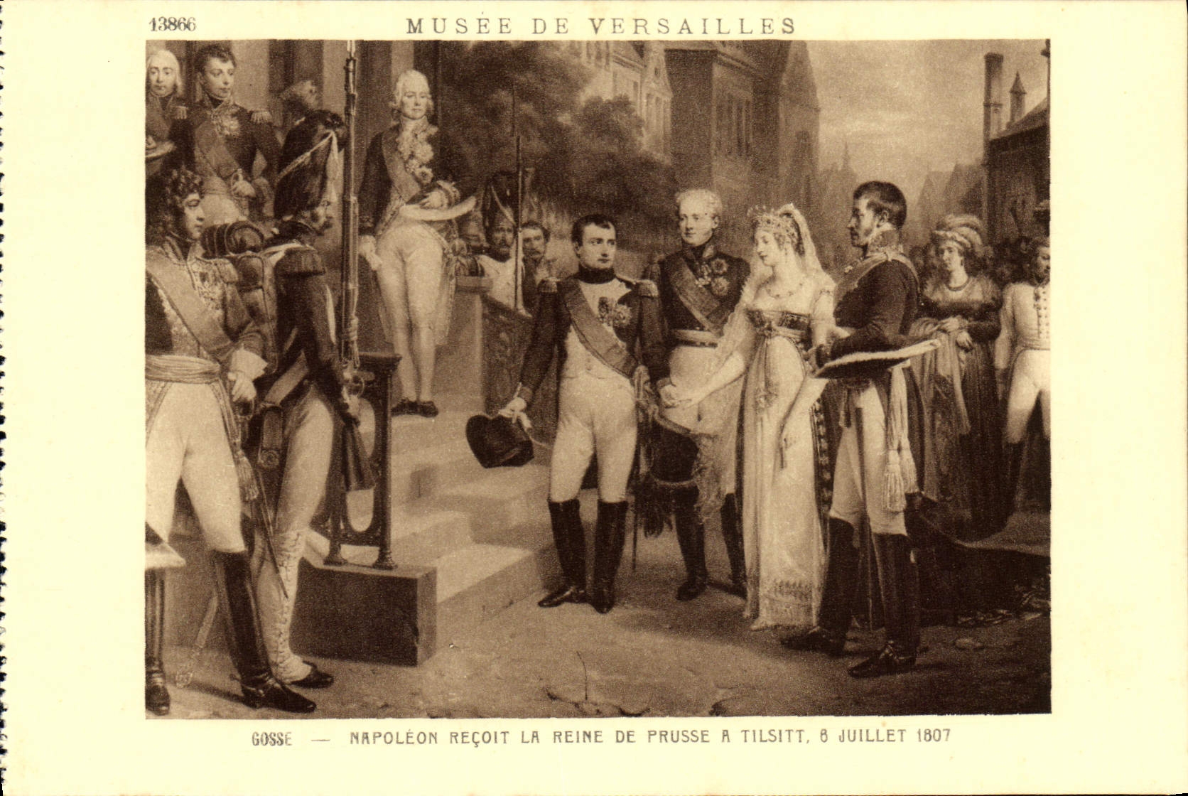 CPA Musee De Versailles Napoleon recoit la reine de Prusse a Tilsitt Napoleon 1er
