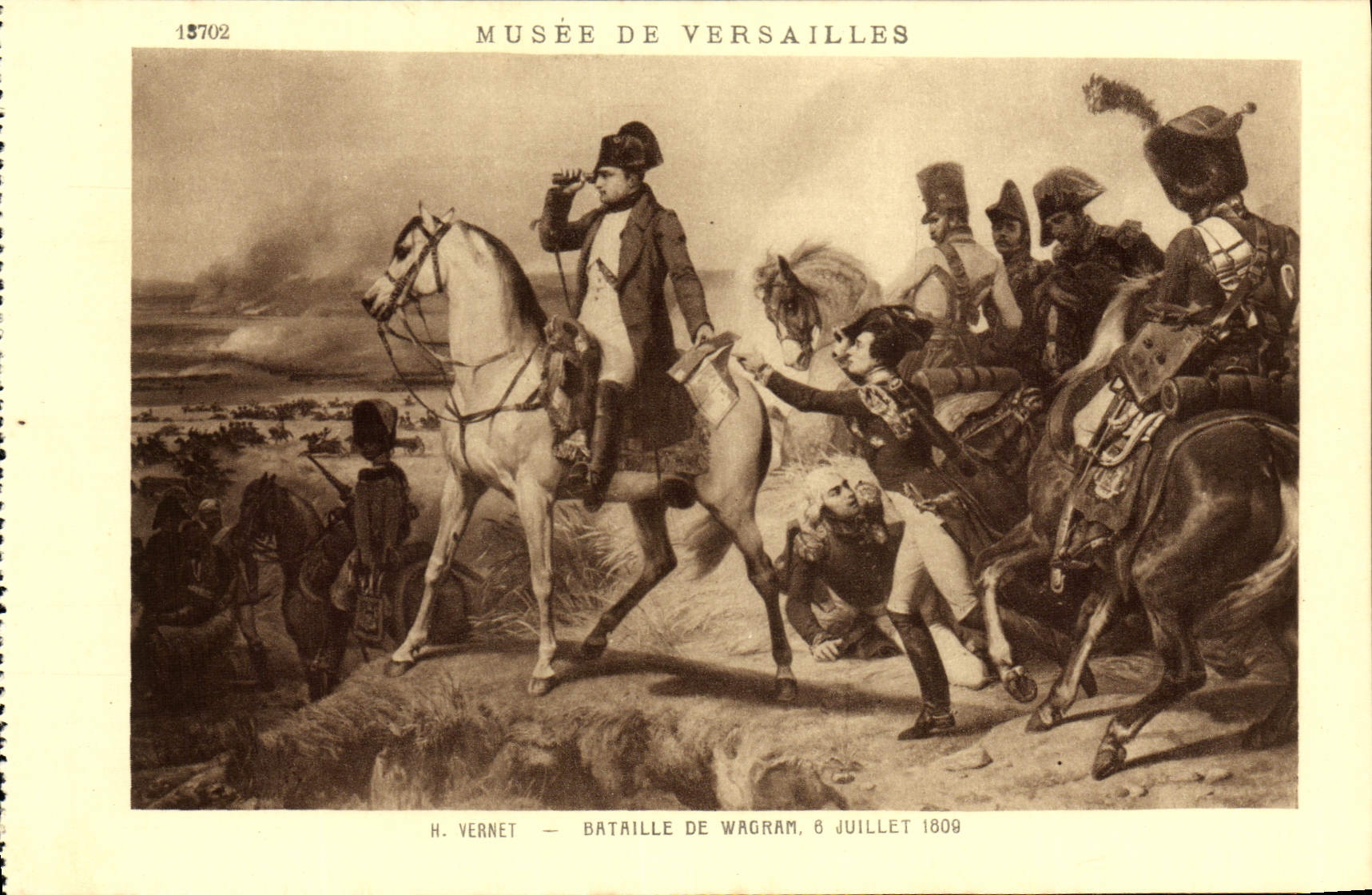 CPA Musee De Versailles Vernet Bataille de Wagram Napoleon 1er