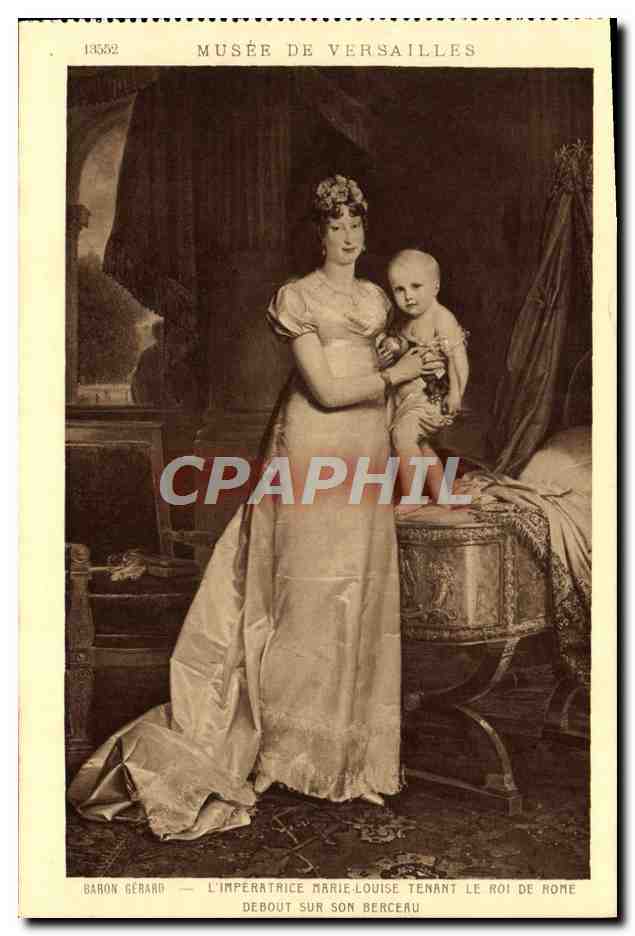 CPA Musee De Versailles Baron Gerard L'imperatrice Marie Louise tenant le roi de Rome debout sur son berceau Napoleon 1