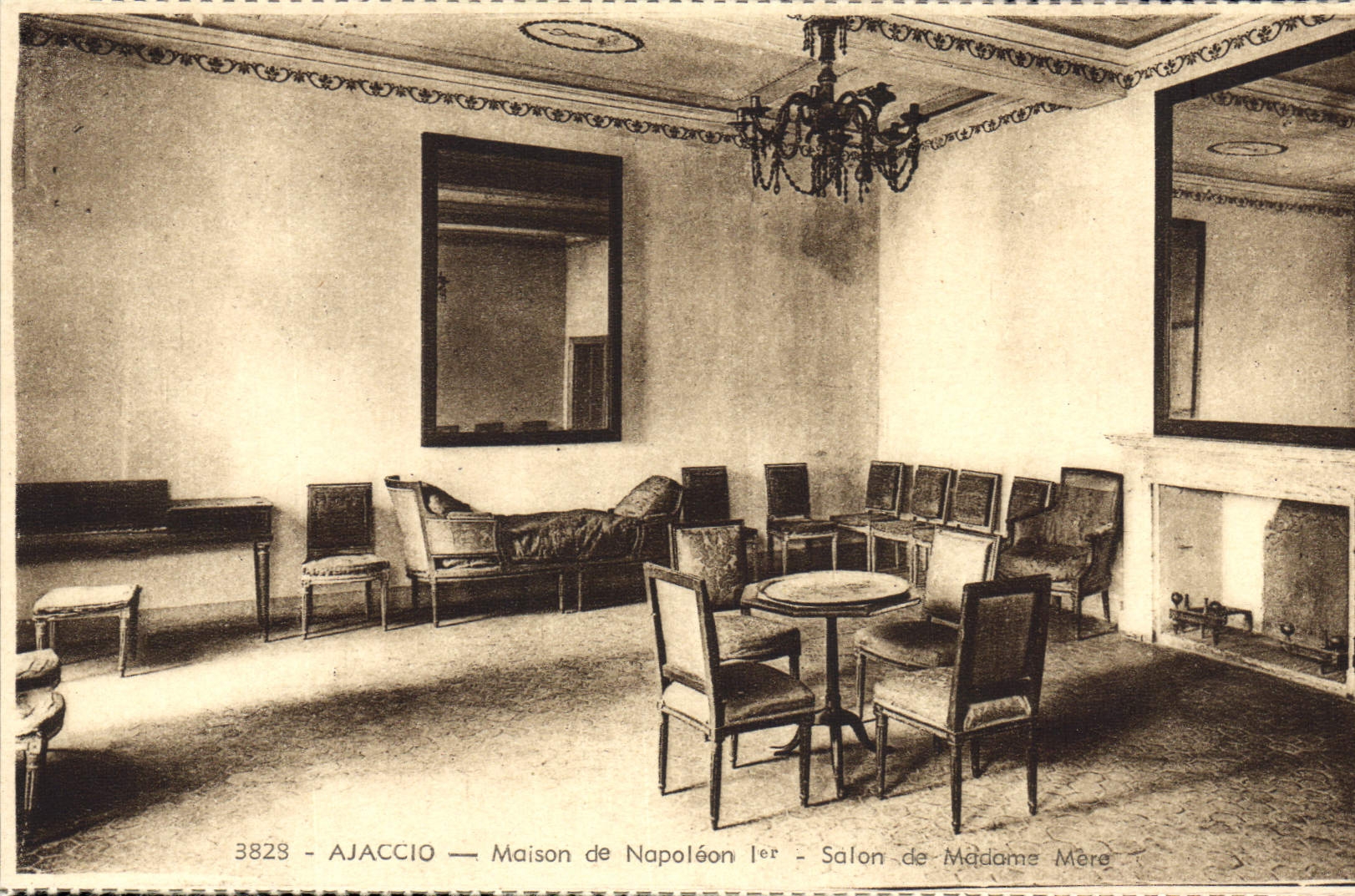 CPA Ajaccio Maison De Napoleon 1er Salon de Madame Mere