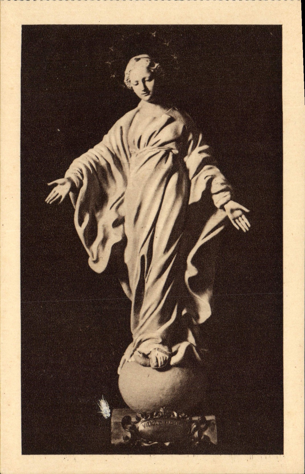 Statue de la Vierge — Sainte Thérèse de Lisieux — éditeur non identifié, n° 17