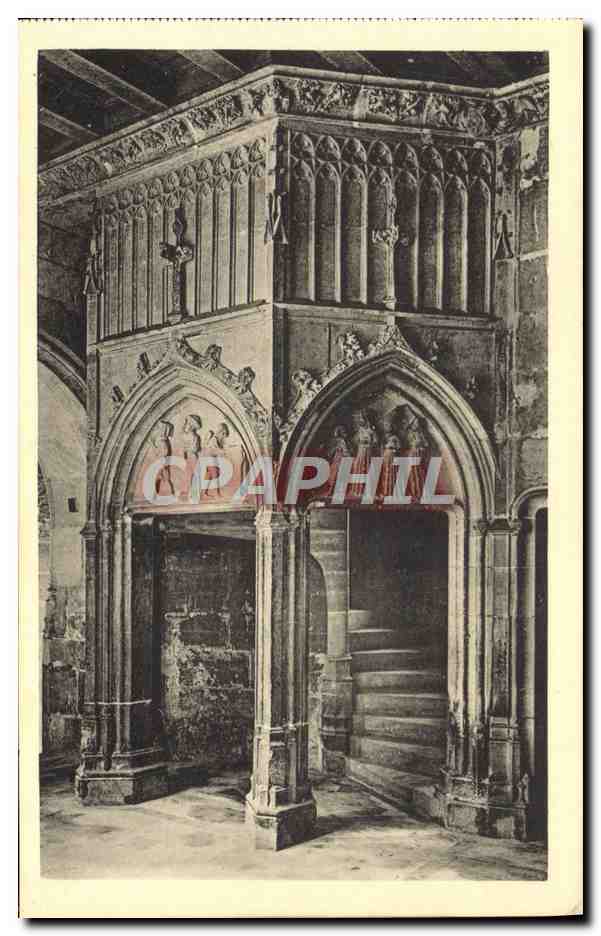 CPA Bourges Palais De Jacques Coeur Escalier de la chapelle