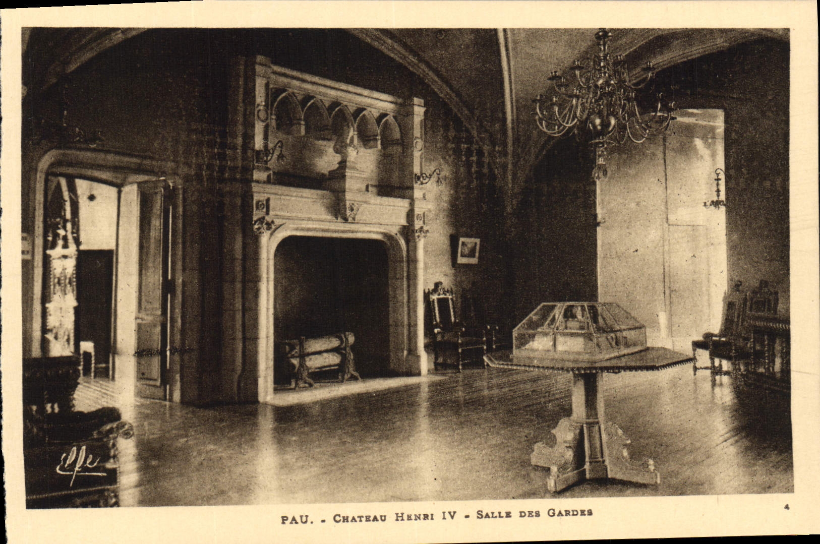 Pau - Schloss Henri IV - Salle des Gardes — Verleger Héloïse Labouche Frères, Toulouse, n°4