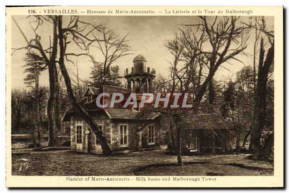CPA Versailles Hameau De Marie Antoinette La laiterie de Malbourough