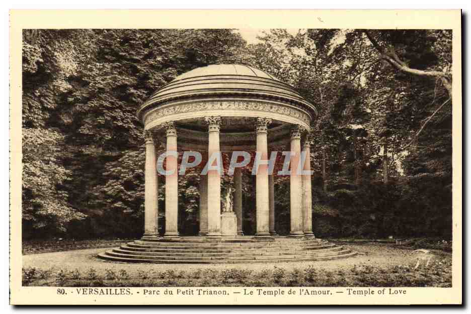 CPA Versailles Parc Du Petit Trianon Le temple de l'amour
