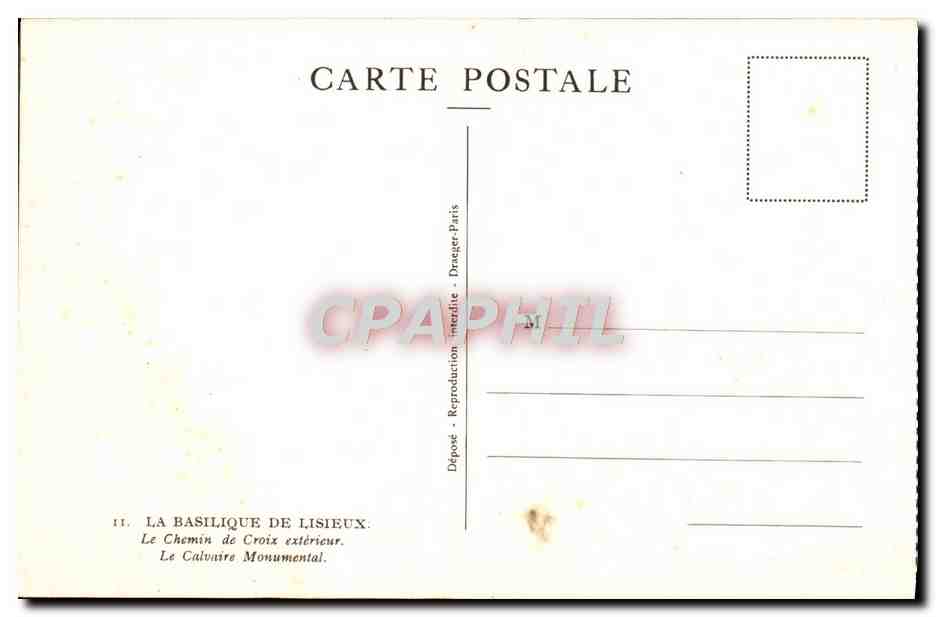 La Basilique de Lisieux — Le Calvaire Monumental — Dépôté - Dreger-Paris — Reverso