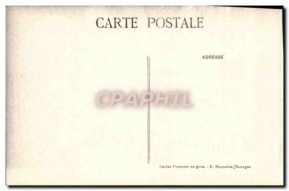 CPA Bourges Interieur De La Cathedrale Pourtour Du Choeur — Back
