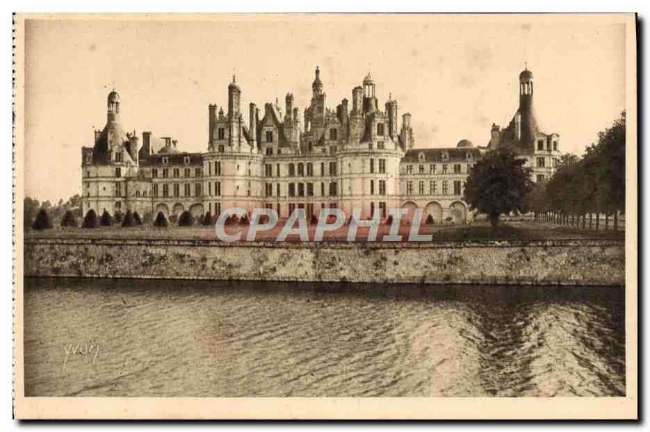 CPA Chateaux De La Loire Chateau De Chambord Facade Nord