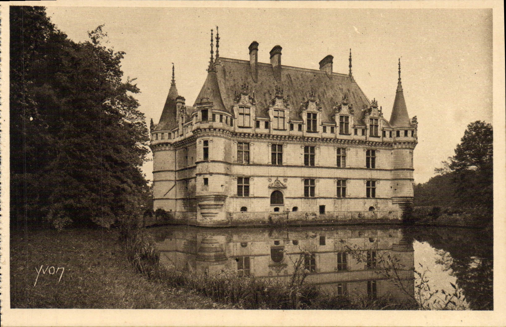 CPA Chateaux De La Loire Chateau D'Azay Le Rideau