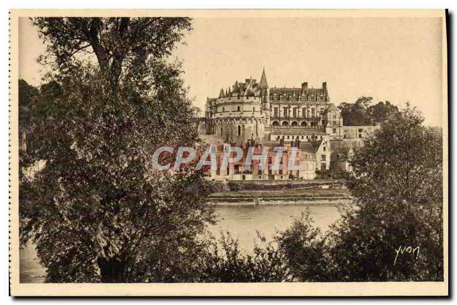 CPA Le Chateau D'Amboise Vu Des Bords De La Loire