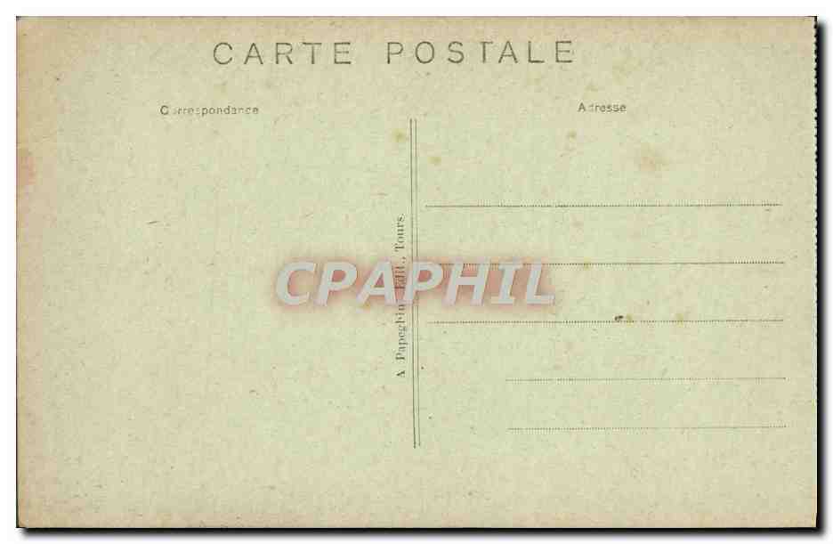 CPA Chinon Le Vieux D'Apres Une Gravure — Rückseite