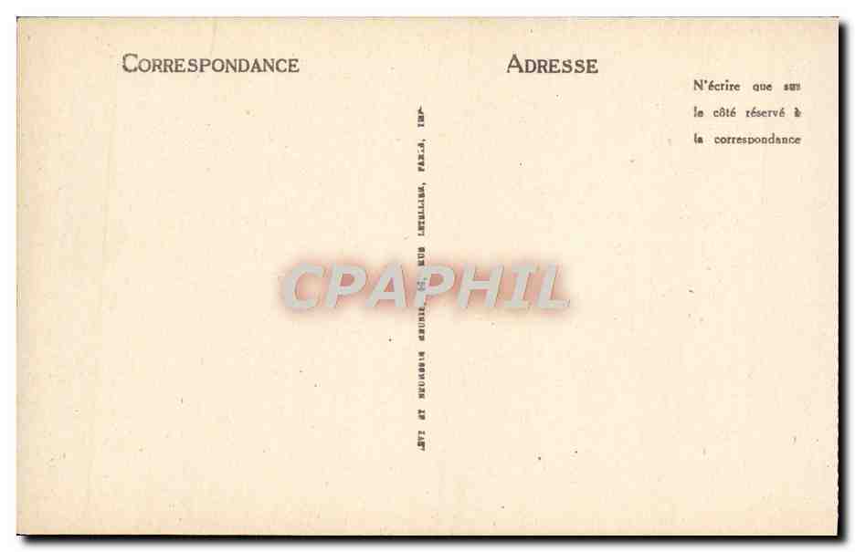 CPA Ancienne Abbaye De Jumieges Vue prise du choeur — Rückseite