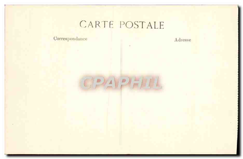 Palais de FONTAINEBLEAU — Le Parterre — n° 386 — Verso