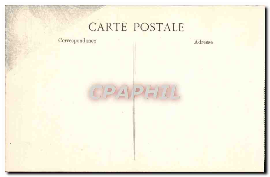 Palacio de FONTAINEBLEAU — Habitación de Madame de Maintenon — Editor E.P.D. n.º 271 — Reverso