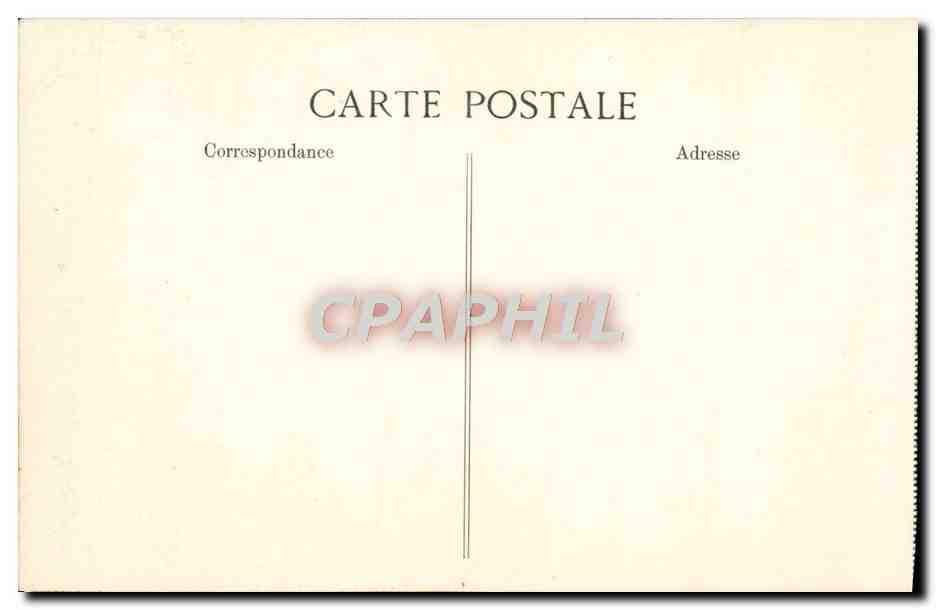 CPA Palais De Fontainebleau Salon des Tapisseries — Verso