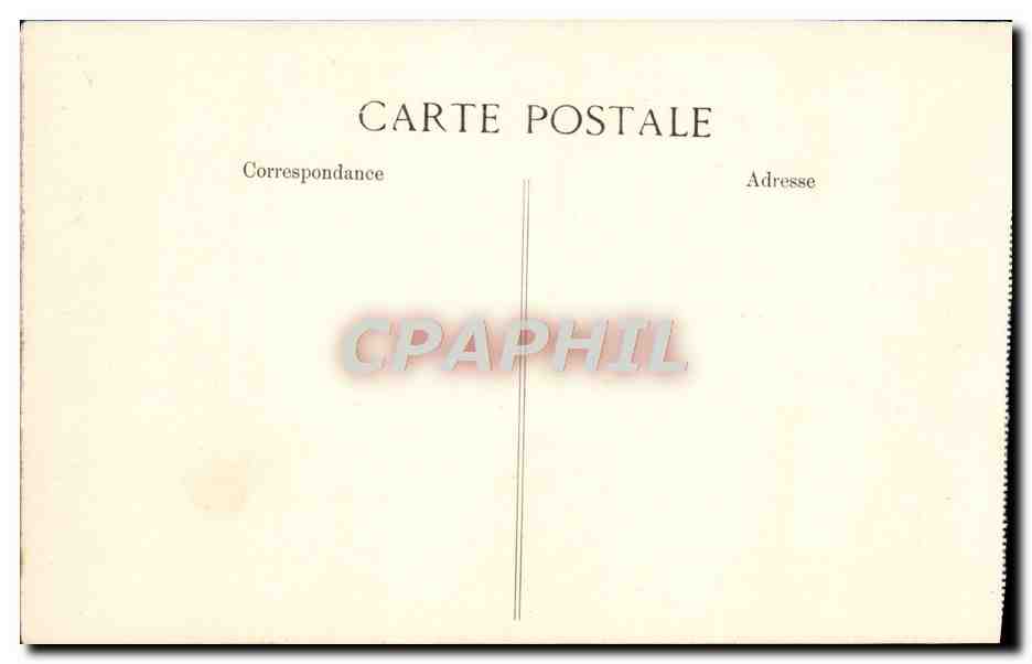 Palacio de FONTAINEBLEAU — Capilla de la Trinidad — Editor H.D. n° 207 — Reverso