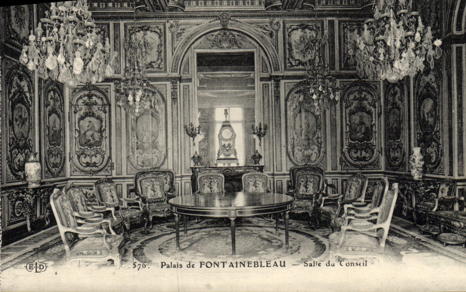 Palazzo di FONTAINEBLEAU — Sala del Consiglio — Editore ELD, n° 576
