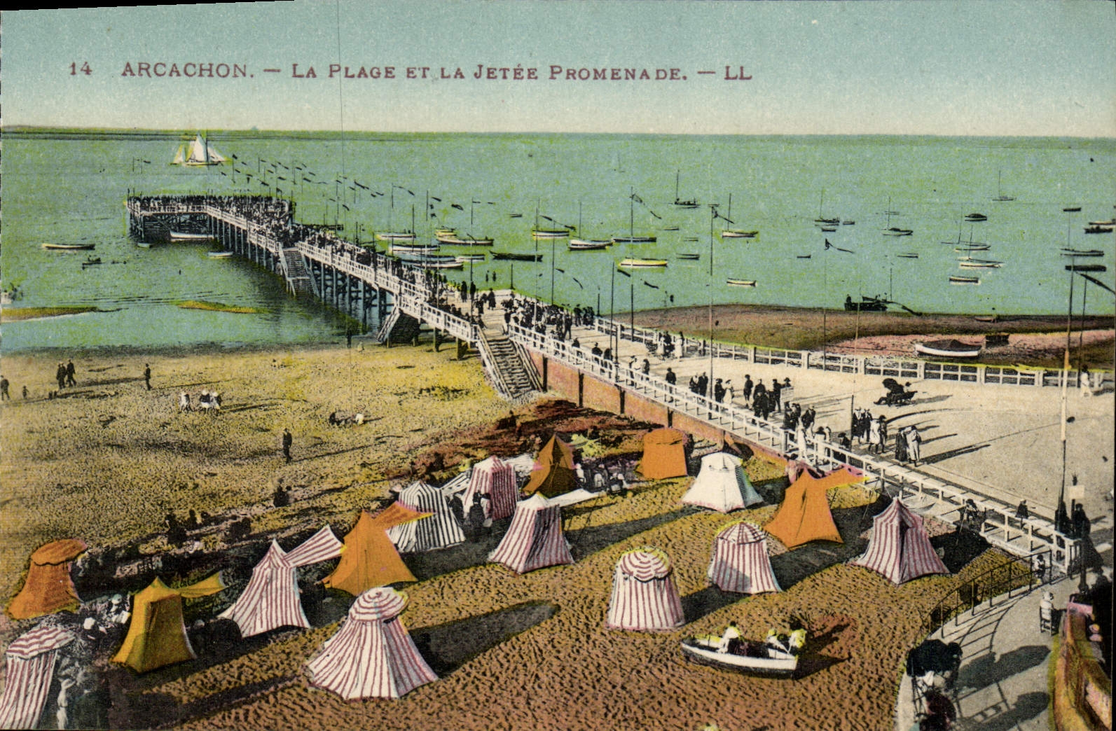 Arcachon — La Plage et la Jetée Promenade — LL