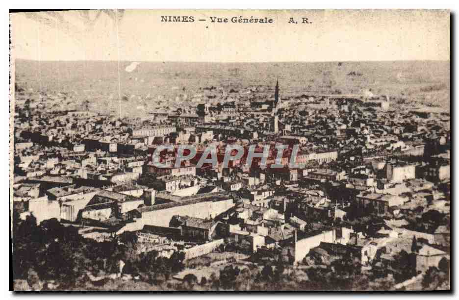 CPA Nimes Vue Generale