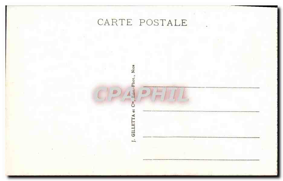 CPA Cannes Chateau Saint Honorat Iles de Lerins — Verso
