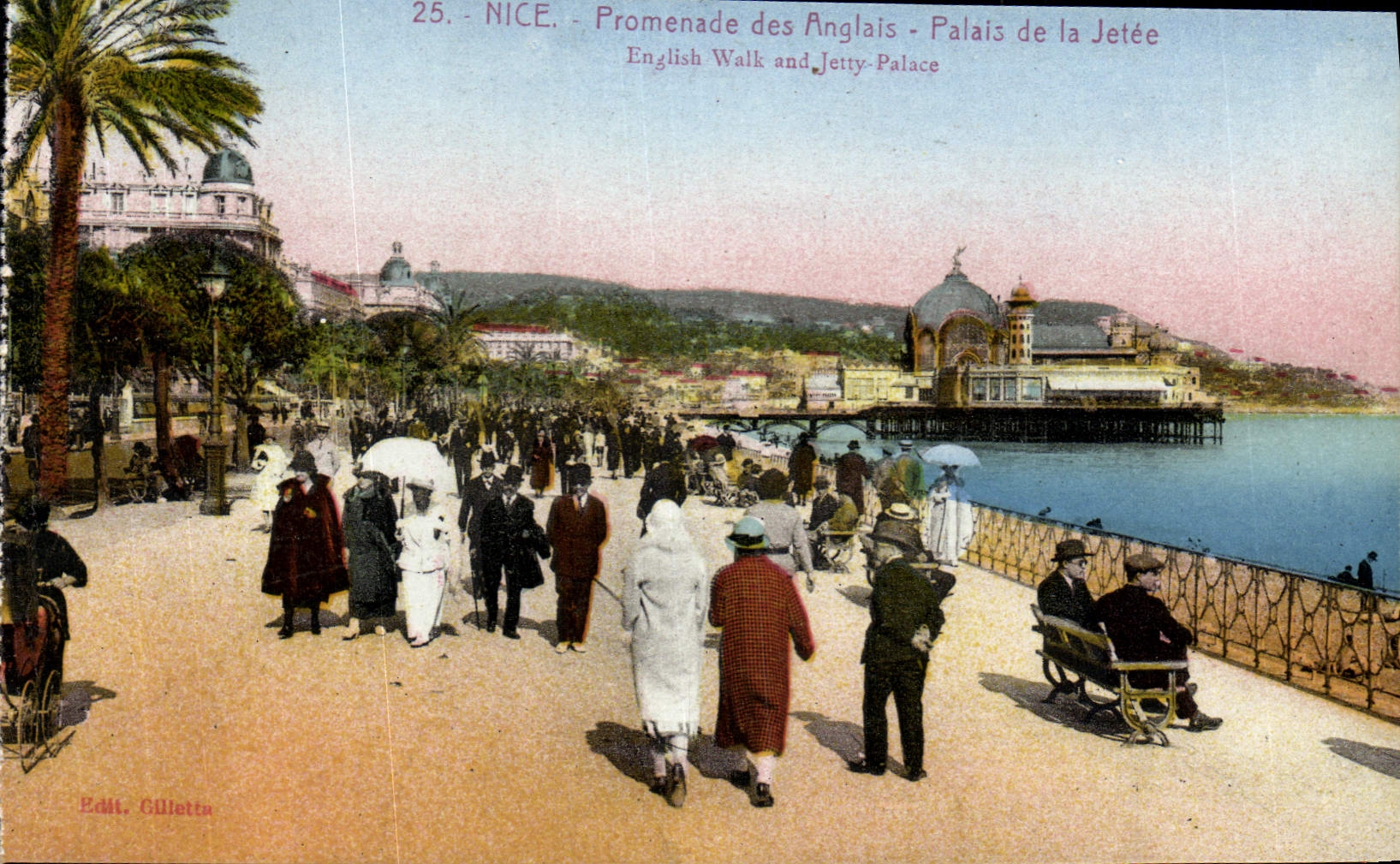 CPA Nice Promenade Des Anglais Palais de la jetee
