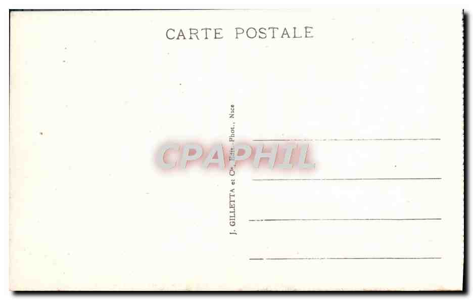 CPA Monaco La Principaute Vue A Vol D'Oiseau — Rückseite